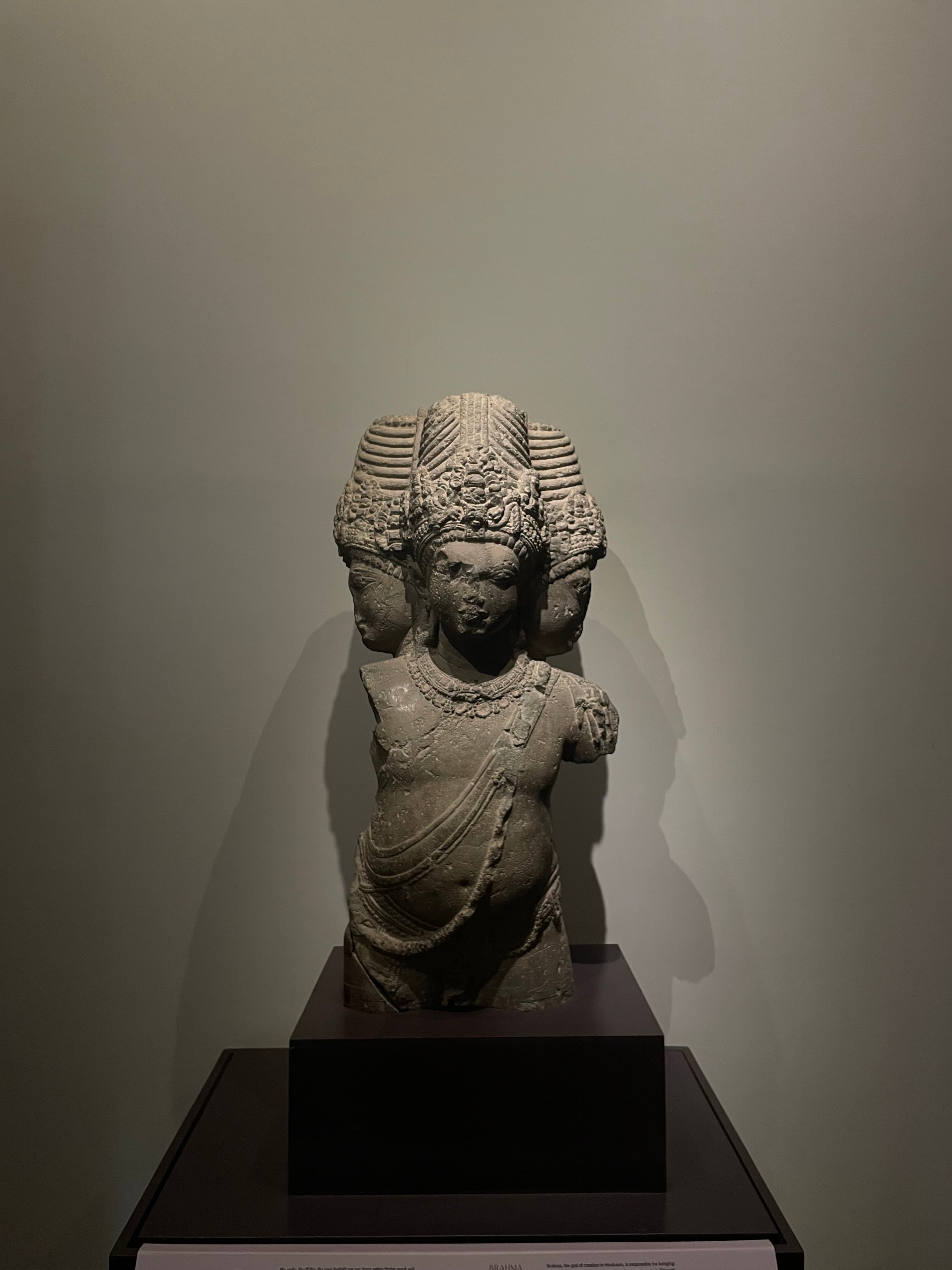 a statue in CSMVS