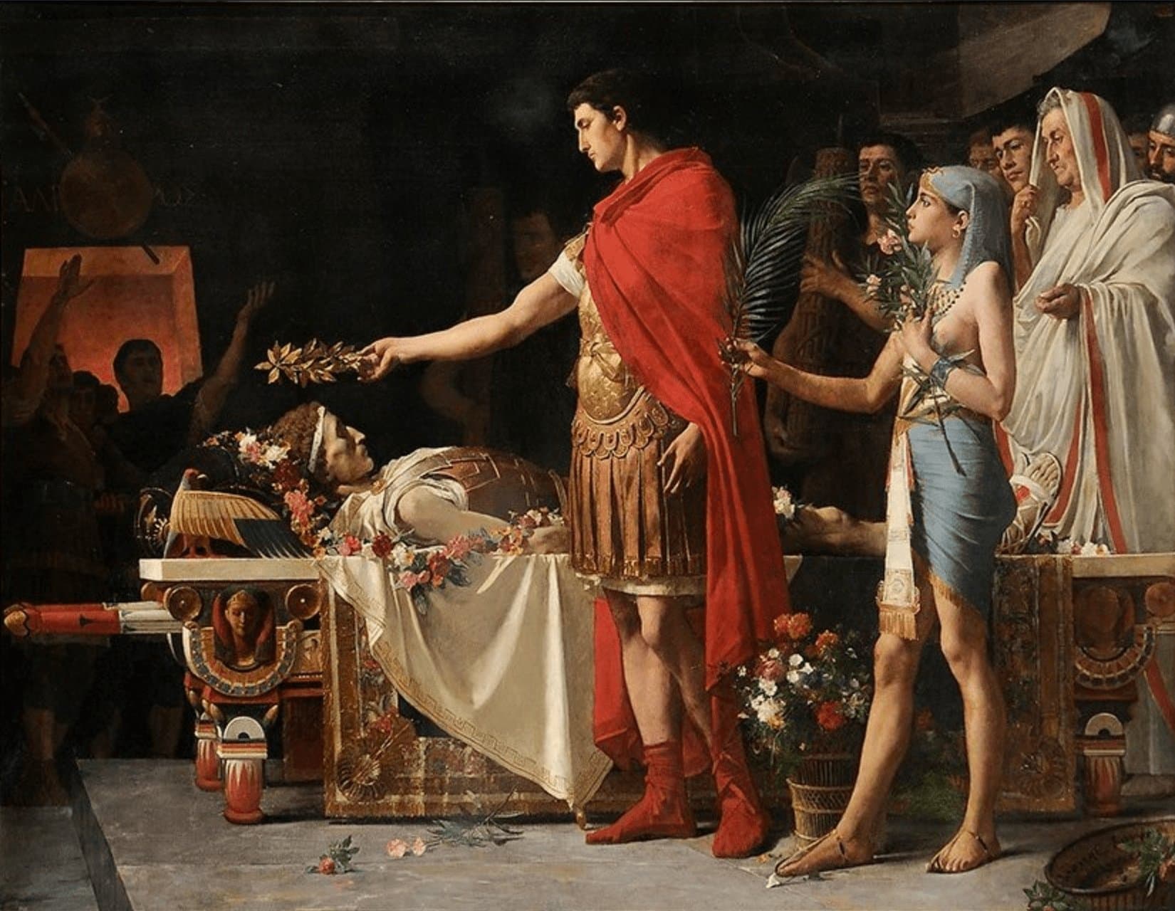 Augustus at the Tomb of Alexander the Great